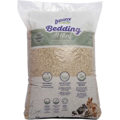 Bunny Nature Bunnybedding Konopie 90L - Podściółka dla małych gryzoni i królików Bunny Nature Bunnybedding Konopie 90L - Podściółka dla małych gryzoni i królików