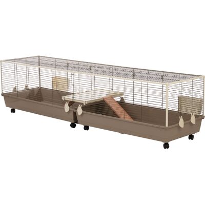 TIAKI Klatka dla królików XXL - Dł. x szer. x wys.: 240 x 58 x 52 cm TIAKI Klatka dla królików XXL - Dł. x szer. x wys.: 240 x 58 x 52 cm