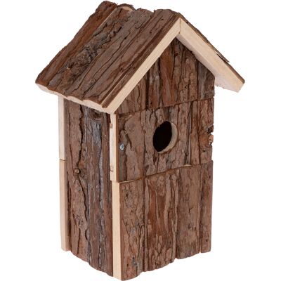 TIAKI budka lęgowa dla ptaków Blockhaus - Dł. x szer. x wys.: 17 x 12,5 x 26 cm TIAKI budka lęgowa dla ptaków Blockhaus - Dł. x szer. x wys.: 17 x 12,5 x 26 cm