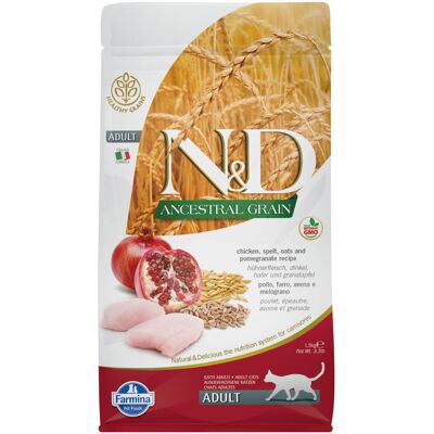 Farmina N&D Przodkowie Zboża Karma dla Kotów - Kurczak i Granat 1,5Kg Farmina N&D Przodkowie Zboża Karma dla Kotów - Kurczak i Granat 1,5Kg