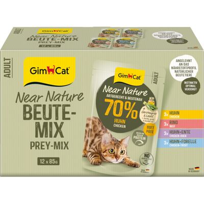 Pakiet próbny GimCat Near Nature, 12 x 85 g - Pakiet mieszany (4 smaki) Pakiet próbny GimCat Near Nature, 12 x 85 g - Pakiet mieszany (4 smaki)