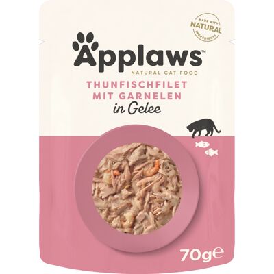 Applaws w galarecie, saszetki, 16 x 70 g - Tuńczyk i krewetki Applaws w galarecie, saszetki, 16 x 70 g - Tuńczyk i krewetki