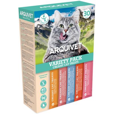 Arquivet Creamy Cat Treats Mix - Mix: 5 smaków (30 x 14 g) Arquivet Creamy Cat Treats Mix - Mix: 5 smaków (30 x 14 g)