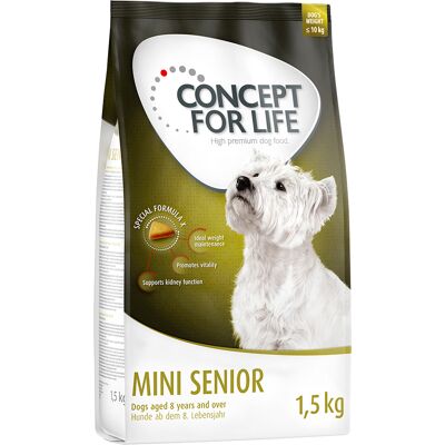 Concept for Life Mini Senior - Zrównoważona karma dla psów - 3kg Concept for Life Mini Senior - Zrównoważona karma dla psów - 3kg