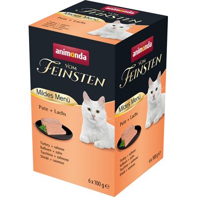 Animonda vom Feinsten Mildes Menu Adult, 6 x 100 g - Indyk i łosoś Animonda vom Feinsten Mildes Menu Adult, 6 x 100 g - Indyk i łosoś