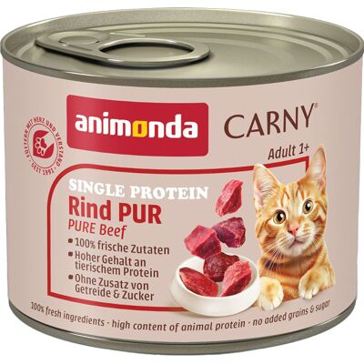 Animonda Carny Single Protein Adult, 6 x 200 g - Wołowina Animonda Carny Single Protein Adult, 6 x 200 g - Wołowina