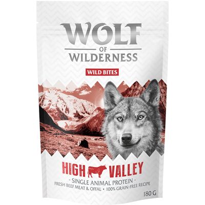 Wolf of Wilderness Wild Bites Przysmaki dla psów - Wysoka Dolina Wołowina (180 g) Wolf of Wilderness Wild Bites Przysmaki dla psów - Wysoka Dolina Wołowina (180 g)