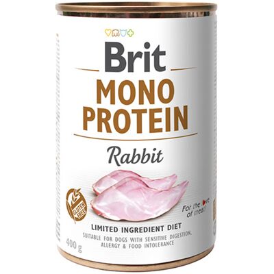 Brit Mono Protein Królik - Mokra karma dla psów - 400 G Brit Mono Protein Królik - Mokra karma dla psów - 400 G