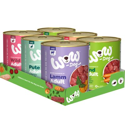 Karma mokra dla dorosłych psów WOW - 6x800g Karma mokra dla dorosłych psów WOW - 6x800g