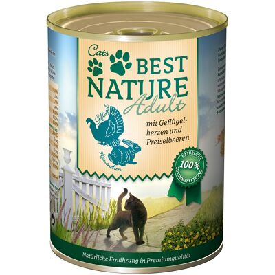 Best Nature Cat Adult, 6 x 400 g - Drób i królik Best Nature Cat Adult, 6 x 400 g - Drób i królik