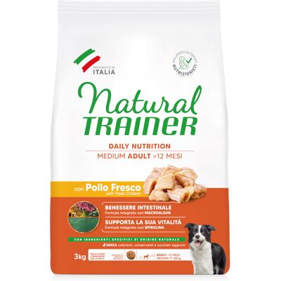 Natural Trainer - Karma dla psów kurczak i ryż - 3 Kg Natural Trainer - Karma dla psów kurczak i ryż - 3 Kg