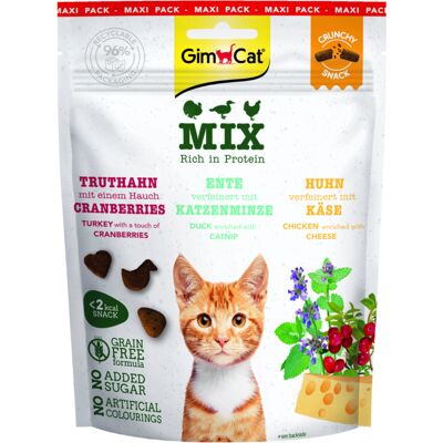 GimCat Chrupiące przekąski dla kota - Mix kurczak, indyk, kaczka - 2 x 140 g GimCat Chrupiące przekąski dla kota - Mix kurczak, indyk, kaczka - 2 x 140 g