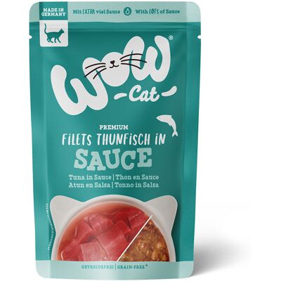 WOW Cat w sosie, 8 x 85 g - Tuńczyk WOW Cat w sosie, 8 x 85 g - Tuńczyk