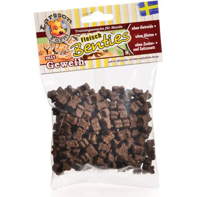 Larsson Farm Meat Benties - z porożem, 3 x 150 g Larsson Farm Meat Benties - z porożem, 3 x 150 g