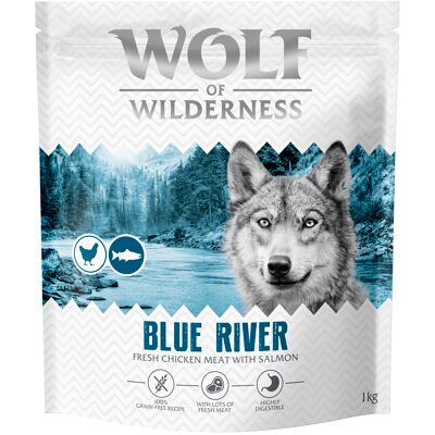 Wolf of Wilderness Adult „Blue River”, łosoś - 1 kg: nowa receptura Wolf of Wilderness Adult „Blue River”, łosoś - 1 kg: nowa receptura