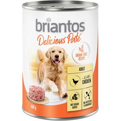 Briantos Delicious Paté, 6 x 400 g - Kurczak Briantos Delicious Paté, 6 x 400 g - Kurczak