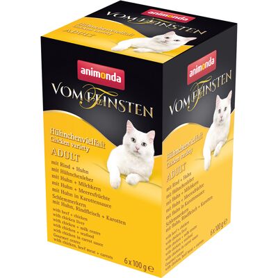 Animonda Vom Feinsten Adult Misto - Mokra karma dla kotów - 6 x 100g Animonda Vom Feinsten Adult Misto - Mokra karma dla kotów - 6 x 100g