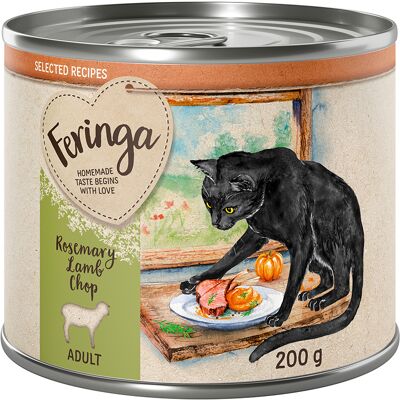 Feringa Bezglutenowa karma dla kotów - Jagnię i rozmaryn 12x200g Feringa Bezglutenowa karma dla kotów - Jagnię i rozmaryn 12x200g