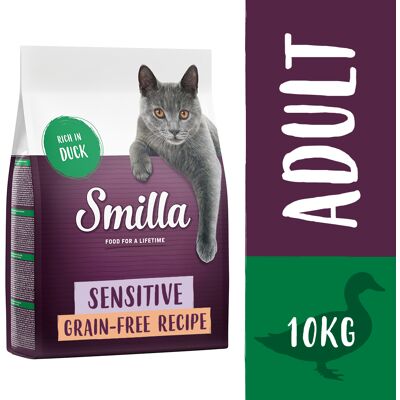 Smilla Adult Sensitive, bez zbóż, kaczka - 10 kg Smilla Adult Sensitive, bez zbóż, kaczka - 10 kg