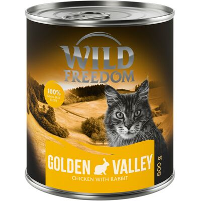 Wild Freedom Adult, 6 x 800 g - bezzbożowa receptura - Golden Valley - Królik i kurczak Wild Freedom Adult, 6 x 800 g - bezzbożowa receptura - Golden Valley - Królik i kurczak