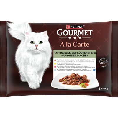 Gourmet A La Carte Karma dla Kotów - 4 Smaki, 85g Gourmet A La Carte Karma dla Kotów - 4 Smaki, 85g