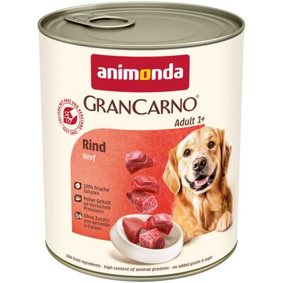 Animonda GranCarno Original Adult, 6 x 800 g - Czysta wołowina Animonda GranCarno Original Adult, 6 x 800 g - Czysta wołowina