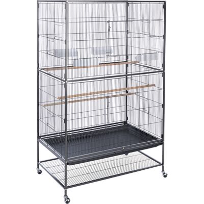 TIAKI klatka dla ptaków Grand Espace - (dł. x szer. x wys.): 90 x 58,4 x 152,4 cm TIAKI klatka dla ptaków Grand Espace - (dł. x szer. x wys.): 90 x 58,4 x 152,4 cm