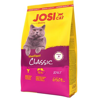 JosiCat Sterilised Classic, łosoś - 2 x 650 g JosiCat Sterilised Classic, łosoś - 2 x 650 g