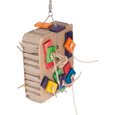 TIAKI zabawka dla ptaków Shreddy Karton - Dł. x szer. x wys.: 15 x 8 x 23 cm TIAKI zabawka dla ptaków Shreddy Karton - Dł. x szer. x wys.: 15 x 8 x 23 cm