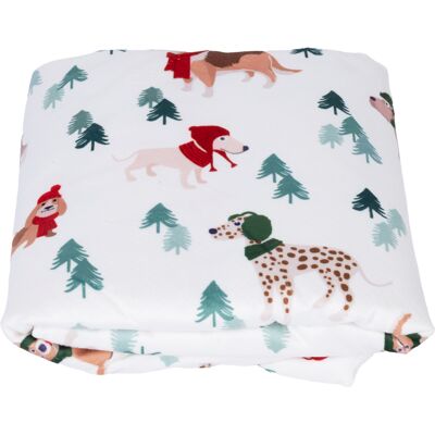 TIAKI koc Funny Winter Dogs - Koc dla psa (dł. x szer.): 100 x 70 cm TIAKI koc Funny Winter Dogs - Koc dla psa (dł. x szer.): 100 x 70 cm