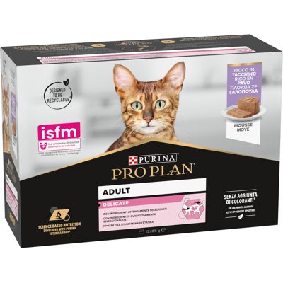 PURINA PRO PLAN Delikatna indyk dla kotów - 12 x 85 g PURINA PRO PLAN Delikatna indyk dla kotów - 12 x 85 g