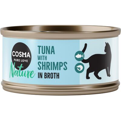 Cosma Nature, 6 x 70 g - Tuńczyk i krewetki Cosma Nature, 6 x 70 g - Tuńczyk i krewetki