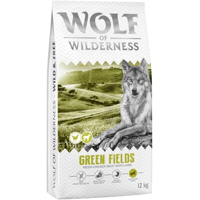 Wolf of Wilderness Senior "Green Fields", jagnięcina (bez zbóż) - 12 kg: nowa receptura Wolf of Wilderness Senior "Green Fields", jagnięcina (bez zbóż) - 12 kg: nowa receptura