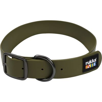Rukka Pets Rukka Biodipro obroża, oliwkowa - Rozmiar S: obwód szyi 28 - 35 cm, szerokość 15 mm Rukka Pets Rukka Biodipro obroża, oliwkowa - Rozmiar S: obwód szyi 28 - 35 cm, szerokość 15 mm