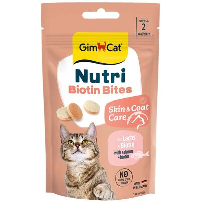GimCat Nutri Biotin Bites, z łososiem - 3 x 40 g GimCat Nutri Biotin Bites, z łososiem - 3 x 40 g