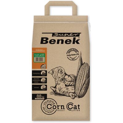 Benek Super Corn Cat Trawa - Żwirek dla kotów Benek Super Corn Cat Trawa - Żwirek dla kotów
