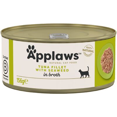 Karma dla kotów Applaws w puszce - 156g - Tuńczyk / Ryba w bulionie - 6/24 Opakowanie Karma dla kotów Applaws w puszce - 156g - Tuńczyk / Ryba w bulionie - 6/24 Opakowanie