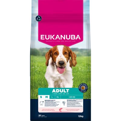 Eukanuba Premium Nutrition Adult Small & Medium Breed, łosoś - 12 kg Eukanuba Premium Nutrition Adult Small & Medium Breed, łosoś - 12 kg