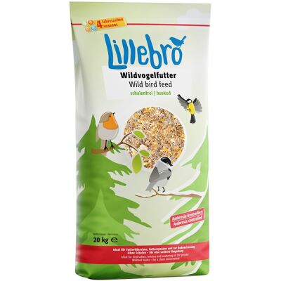 Pasza dla dzikich ptaków Lillebro - 20kg - Łuskane nasiona Pasza dla dzikich ptaków Lillebro - 20kg - Łuskane nasiona