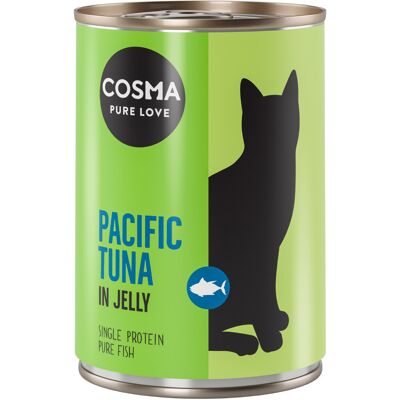 Pakiet Cosma Original w galarecie, 12 x 400 g - Tuńczyk pacyficzny Pakiet Cosma Original w galarecie, 12 x 400 g - Tuńczyk pacyficzny