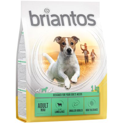Briantos Adult Mini, jagnięcina & ryż - 4 x 1 kg Briantos Adult Mini, jagnięcina & ryż - 4 x 1 kg