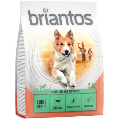 Briantos Adult Sensitive, jagnięcina i ryż - 4 x 1 kg Briantos Adult Sensitive, jagnięcina i ryż - 4 x 1 kg