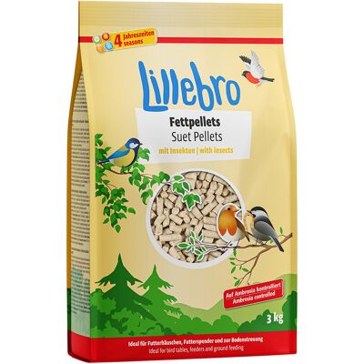 Pellet dla ptaków Lillebro - 3kg, z insektami, Przez cały rok Pellet dla ptaków Lillebro - 3kg, z insektami, Przez cały rok