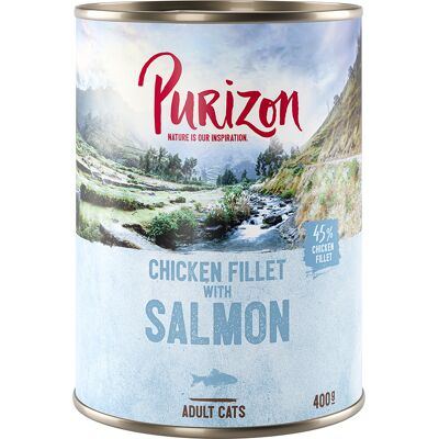 Purizon - Naturalna karma dla kotów z wysoką zawartością białka - 6 x 400 g Purizon - Naturalna karma dla kotów z wysoką zawartością białka - 6 x 400 g