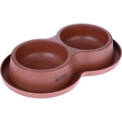 Modern Living podwójna miska Fujian - 2 x 550 ml, dł. x szer. x wys.: 36 x 21 x 6 cm Modern Living podwójna miska Fujian - 2 x 550 ml, dł. x szer. x wys.: 36 x 21 x 6 cm