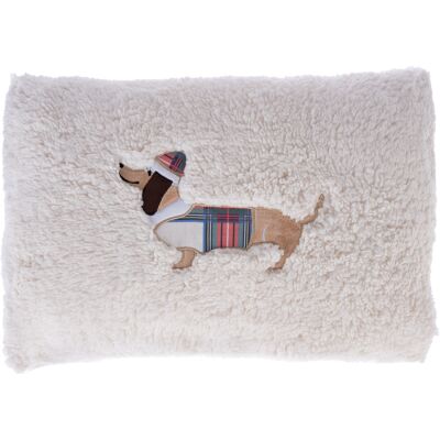 TIAKI poduszka Funny Winter Dog - Dł. 50 x szer. 30 cm TIAKI poduszka Funny Winter Dog - Dł. 50 x szer. 30 cm