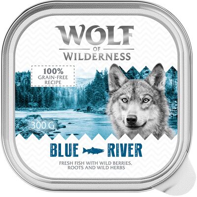 Wolf of Wilderness Monoprotein Adult, 6 x 300 g - Blue River - ryba Wolf of Wilderness Monoprotein Adult, 6 x 300 g - Blue River - ryba