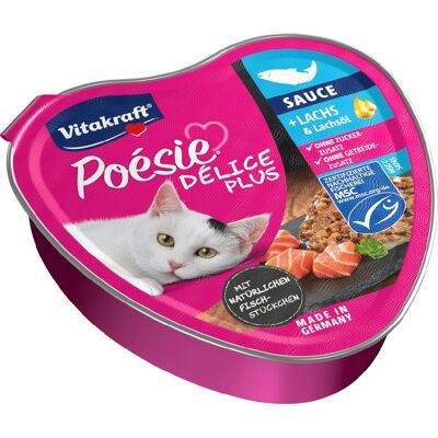 Vitakraft Poésie Délice Plus, 15 x 85 g - Łosoś Vitakraft Poésie Délice Plus, 15 x 85 g - Łosoś