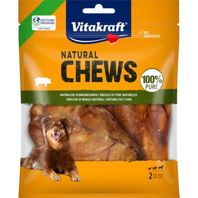 Vitakraft - Naturalne uszy wieprzowe dla psów - Przekąski dla psów Vitakraft - Naturalne uszy wieprzowe dla psów - Przekąski dla psów