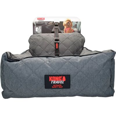 KONG Ultimate fotelik samochodowy ze smyczą bezpieczeństwa - Rozm. M (dł. x szer. x wys.): 51 x 65 x 21 cm KONG Ultimate fotelik samochodowy ze smyczą bezpieczeństwa - Rozm. M (dł. x szer. x wys.): 51 x 65 x 21 cm
